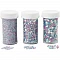 Mini glass beads - pastel colours (3 pcs)