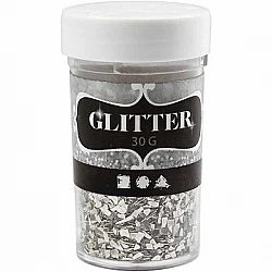 Decorative Glitter - Silver Colour (30 g)