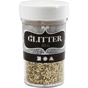 Декоративные блёстки — золотого цвета (30 г)