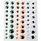 Self-adhesive Movable Doll Eyes Set - Colourful (54 pcs)