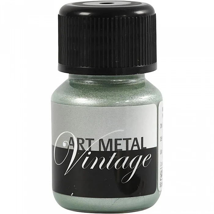 Metal Effect Paint - Light Green (30 ml)