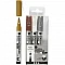 Glass & Porcelain Markers - Brown, Gold, Silver, White (4 pcs)