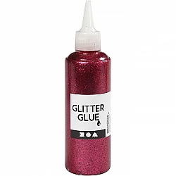 Glitter Glue - Bright Pink (118 ml)