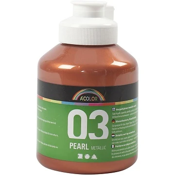 Akrila krāsa - vara metālika 500 ml