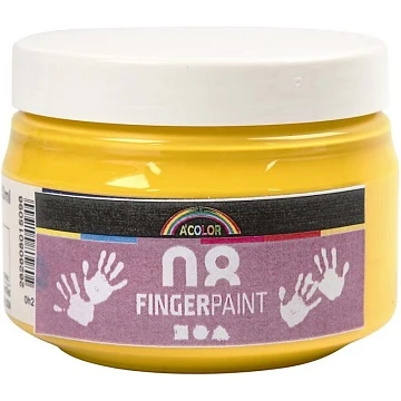 Краска для пальцев — жёлтая (150 мл)