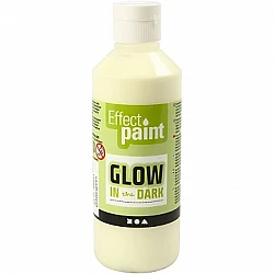 Glow-in-the-dark Paint - Light Yellow (250 ml)