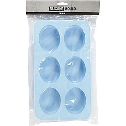 Силиконовая форма для заливки — овальная