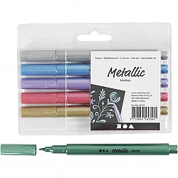 Metallic markers 6 pcs