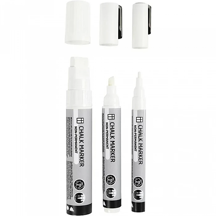 Chalk Markers - White (3 pcs.)