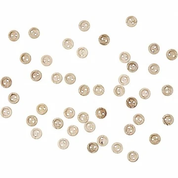 Деревянные пуговицы (Ø8 мм, 50 шт.)