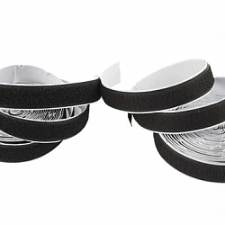 Липучая лента Velcro (чёрная, 5 м)