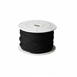 Polyester Cord - Black (Ø 2 mm, 50 m)