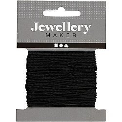 Polyester Cord - Black (Ø1 mm, 10 m)