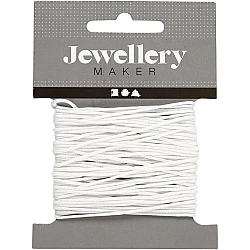 Polyester Cord - White (Ø1 mm, 10 m)