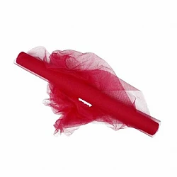 Tulle Fabric (5 m) - Bright Red