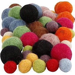 Cotton Beads (52 pcs.)