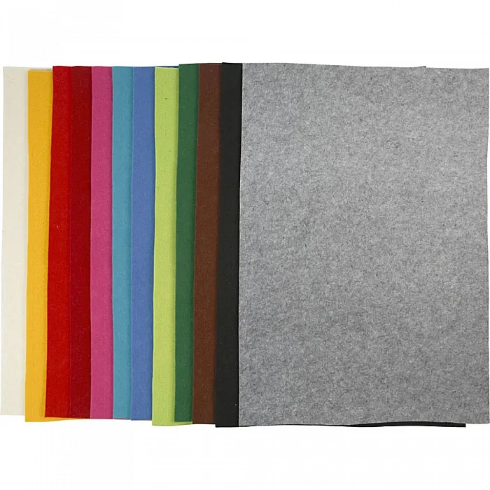 Polyester Felt Sheets (A2, 120 pcs.)