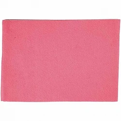 Felt sheets - pink (A4, 10 sheets)