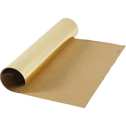 Artificial leather paper - gold color (1 m)
