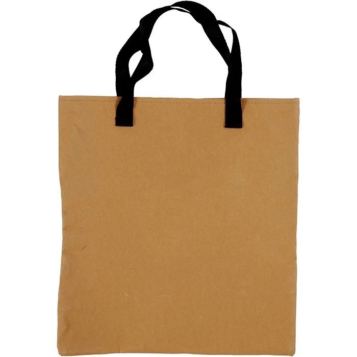 Faux Leather Shopping Bag