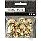 Metal Jingle Bells - Gold (12 pcs)