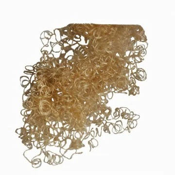 Коричневые, вьющиеся волосы (15 г)
