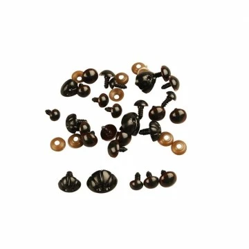 Набор глазок и носиков для игрушек «мишка» (130 шт.)