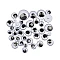 Self-Adhesive Movable Eyes for Sewing (24 pcs)