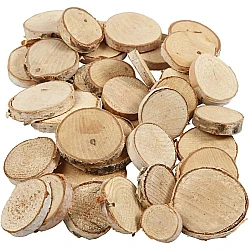 Wooden Discs Mix (25–45 mm)