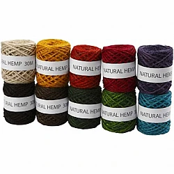 Natural Hemp Twine Cord (10 pcs)