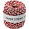 Paper twine (50 m, red-white)