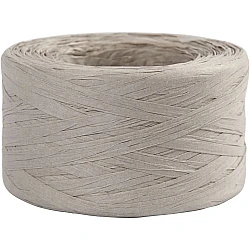 Paper raffia twine - light grey (100 m)