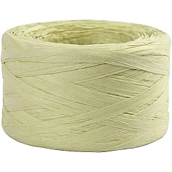 Paper raffia twine - light green (100 m)