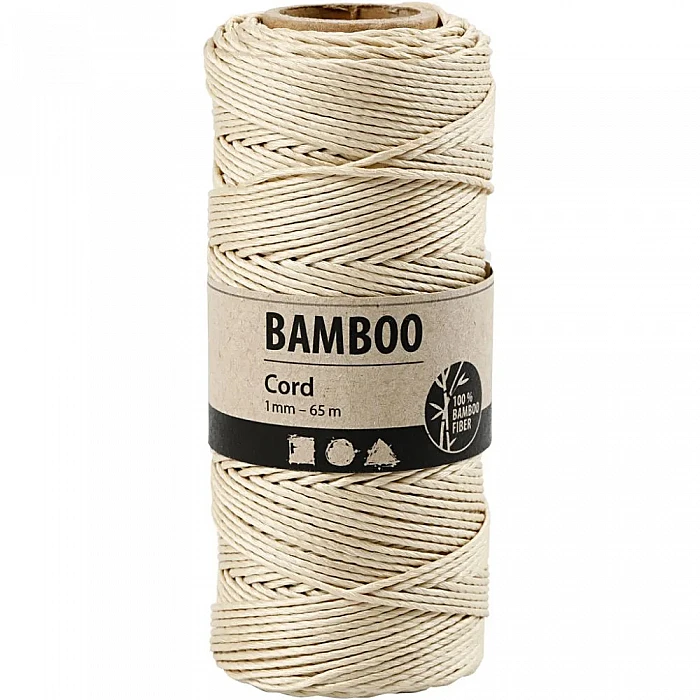 Bamboo Twine - Beige (65 m)