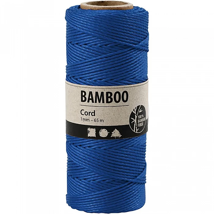 Bamboo twine - blue (65 m)