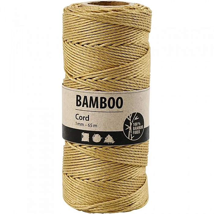 Bamboo Twine - Gold (65 m)