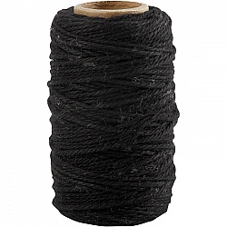 Cotton Twine - Black (50 m)