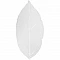 Transparent wooden leaves (white)