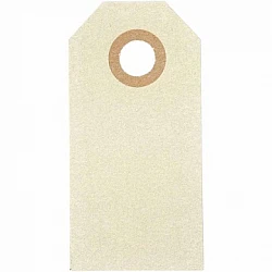 Cardboard tags - beige (3 x 6 cm, 30 pcs.)
