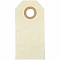 Cardboard tags - beige (3 x 6 cm, 30 pcs.)