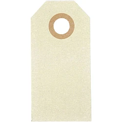 Cardboard tags - beige (3×6 cm, 1000 pcs)