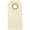 Картонные ярлыки — бежевые (3x6 см, 1000 шт.)