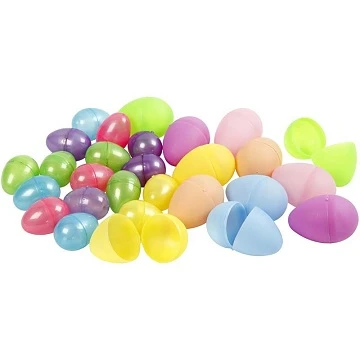 Пластиковые яйца микс (720 шт., высота 4.5–6 см)