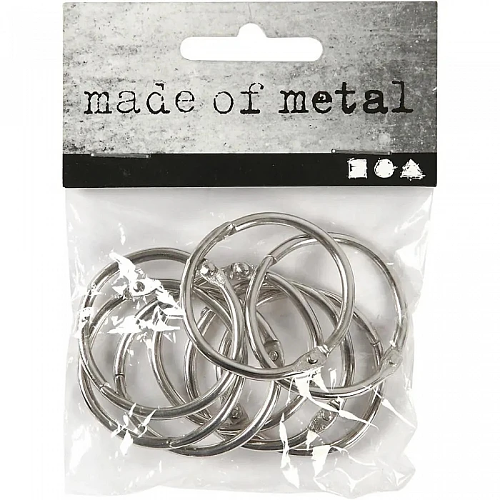 Book Rings (D 35 mm, 8 pcs)