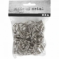 Metal rings (Ø 25 mm, 100 pcs)