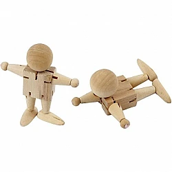 Эластичные деревянные фигурки 