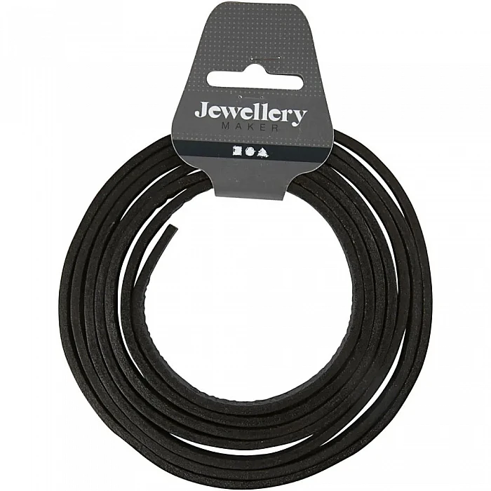 Кожаный ремешок — чёрный (2 м)