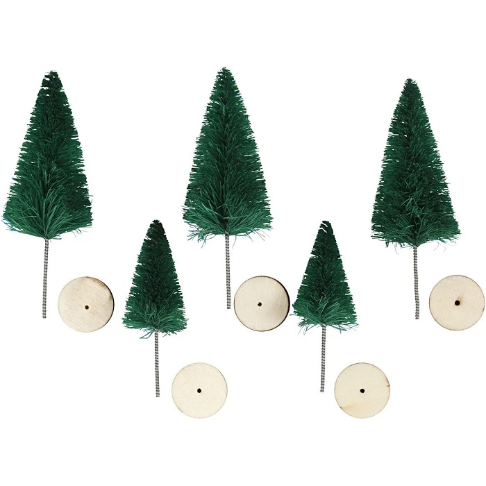 Christmas Trees - Green (5 pcs)