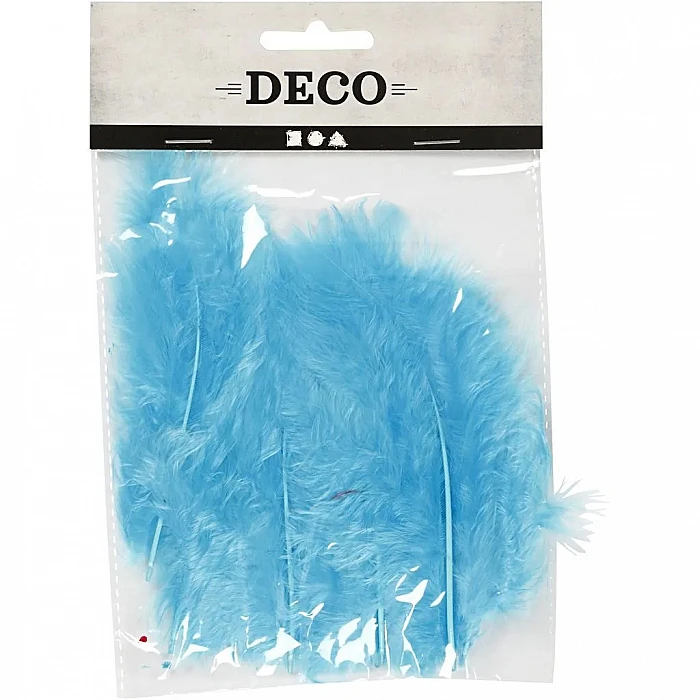 Feathers - Light Blue (15 pcs)