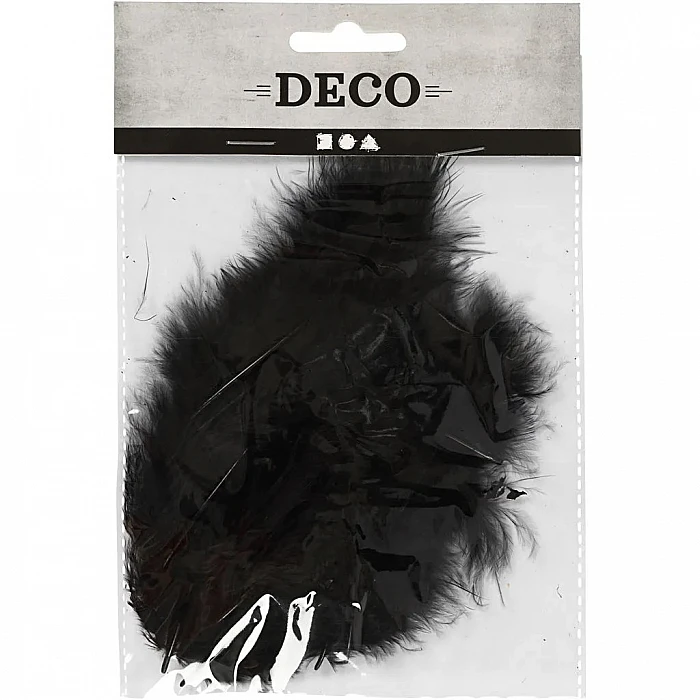 Feathers - Black (15 pcs)